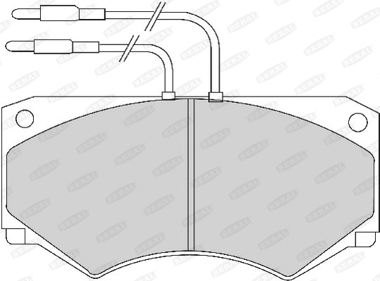 Brake Pad Set, disc brake (2100618004117213)
