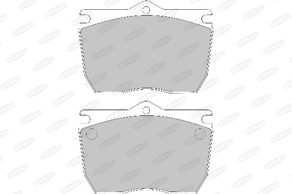 Brake Pad Set, disc brake (2901828004034754)
