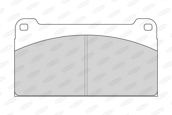 Brake Pad Set, disc brake (BCV29765TK)
