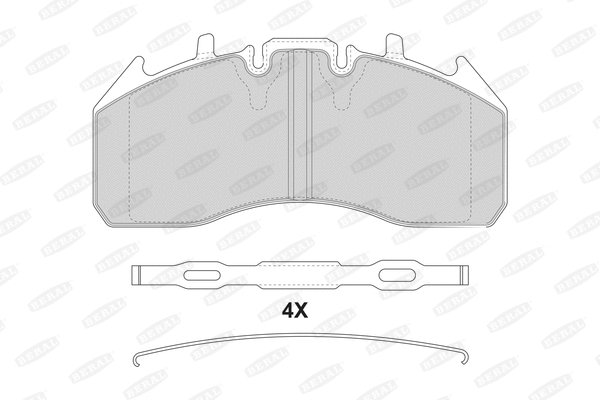 Brake Pad Set, disc brake (2918729004145674)
