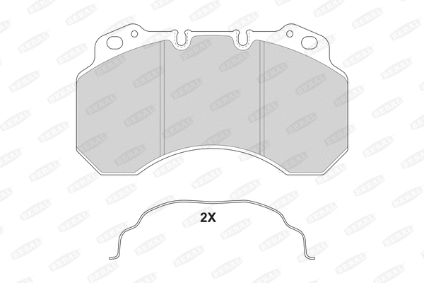 Brake Pad Set, disc brake (2909925004145724)