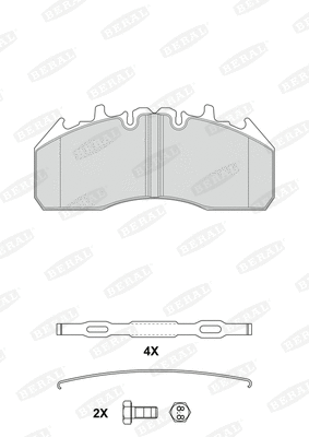 Brake Pad Set, disc brake (2921829004145724)