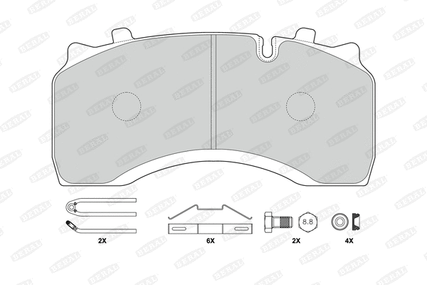 Brake Pad Set, disc brake (2914230004195724)