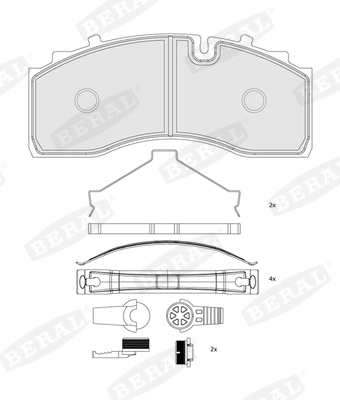 Brake Pad Set, disc brake (BCV29343TK)