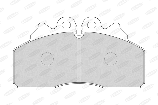 Brake Pad Set, disc brake (BCV29256T)