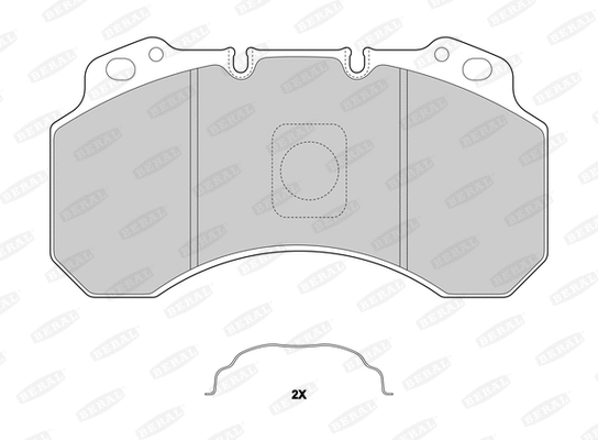 Brake Pad Set, disc brake (2910025004195724)