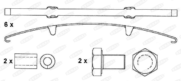 Brake Pad Set, disc brake (2903028004145724)