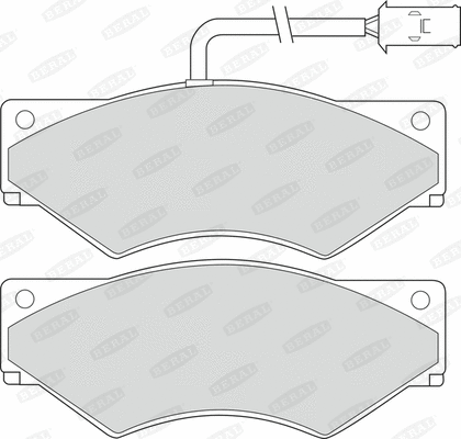Brake Pad Set, disc brake (2900120004134753)