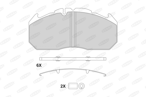 Brake Pad Set, disc brake (2921028004145674)
