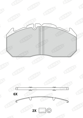 Brake Pad Set, disc brake (2903028004145684)