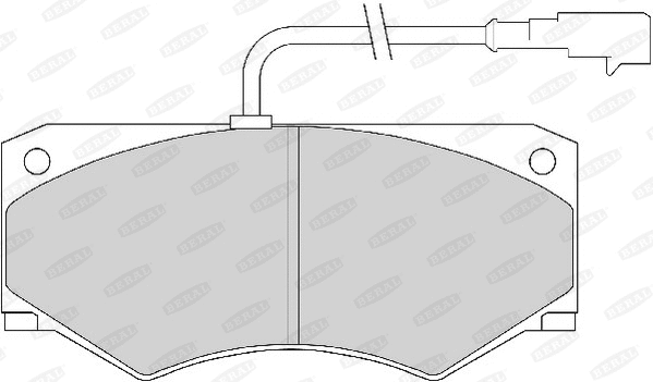 Brake Pad Set, disc brake (2913818004134753)