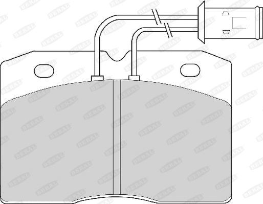 Brake Pad Set, disc brake (2118818304045083)