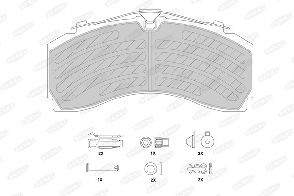 Brake Pad Set, disc brake