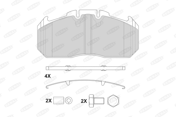 Brake Pad Set, disc brake (2915630004145724)