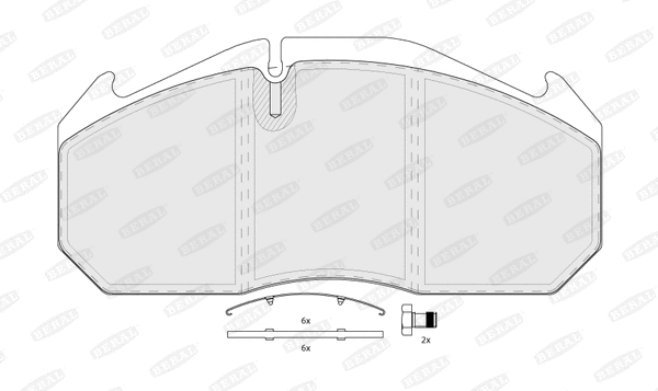 Brake Pad Set, disc brake (BCV29083TK)