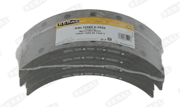 Brake Lining Kit, drum brake (KBL15580.2-1549)
