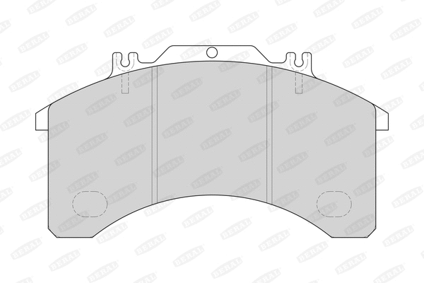 Brake Pad Set, disc brake (2903225004034754)
