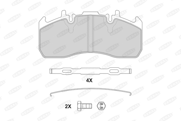 Brake Pad Set, disc brake (2920329004145674)