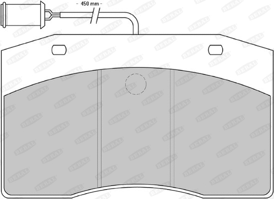 Brake Pad Set, disc brake (2918620004134506)