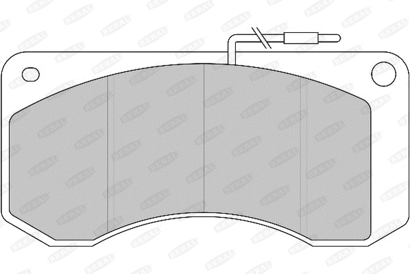 Brake Pad Set, disc brake (2901321504117085)
