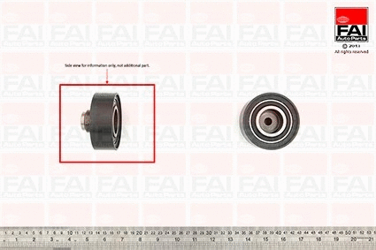 Deflection/Guide Pulley, timing belt (T9342)
