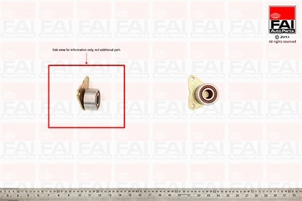Deflection/Guide Pulley, timing belt (T9303)