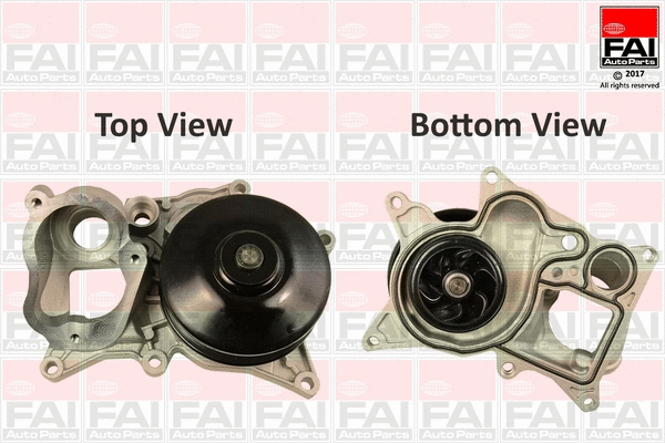 Water Pump, engine cooling (WP6653)