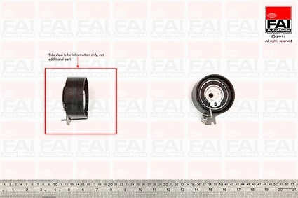 Tensioner Pulley, timing belt (T9778)