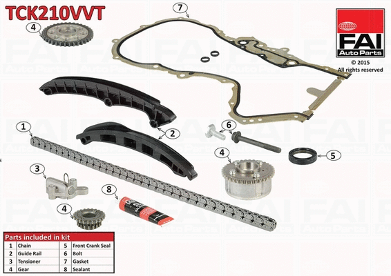 Timing Chain Kit (TCK210VVT)