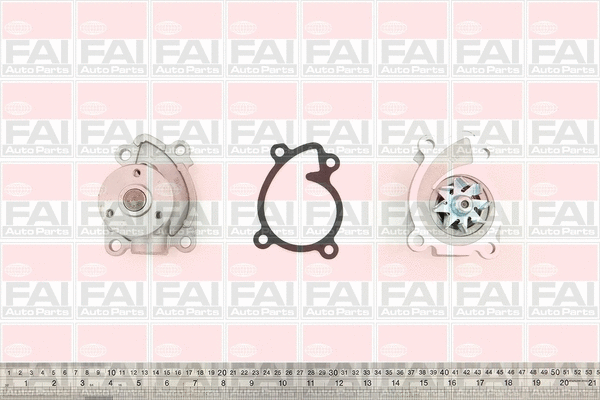 Water Pump, engine cooling (WP6476)