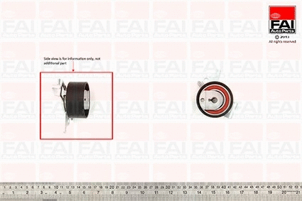 Tensioner Pulley, timing belt (T9533)