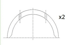 Thrust Washer, crankshaft (BT3010-STD)