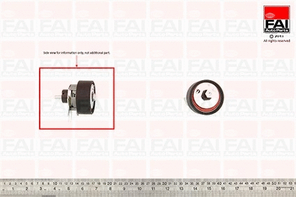 Tensioner Pulley, timing belt (T9356)