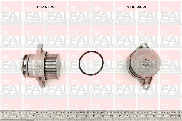 Water Pump, engine cooling (WP6213)