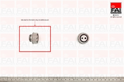 Tensioner Pulley, timing belt (T7611)