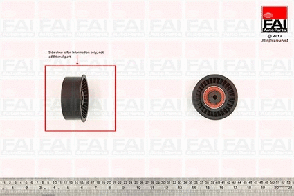 Deflection/Guide Pulley, timing belt (T9501)