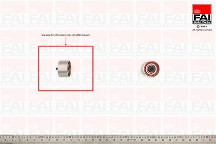 Deflection/Guide Pulley, timing belt (T1164)