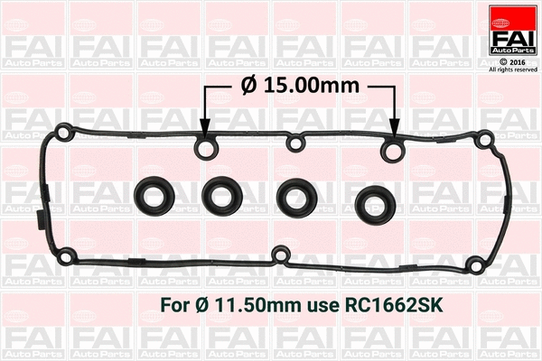 Gasket, cylinder head cover (RC1663SK)