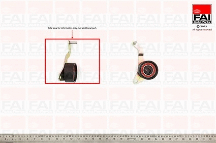 Tensioner Pulley, timing belt (T9283)