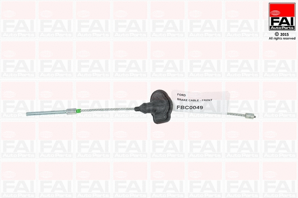 Cable Pull, parking brake (FBC0049)