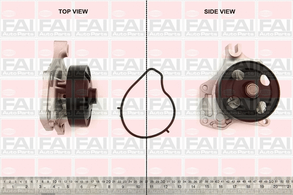 Water Pump, engine cooling (WP6473)