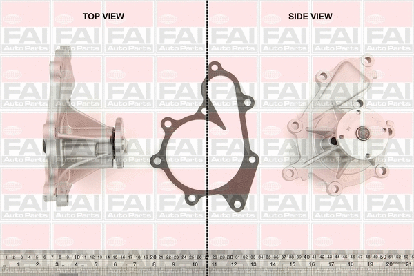Water Pump, engine cooling (WP6377)