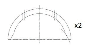 Thrust Washer, crankshaft (BT3007-STD)
