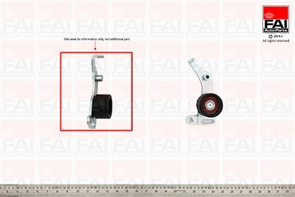Tensioner Pulley, timing belt (T2933)