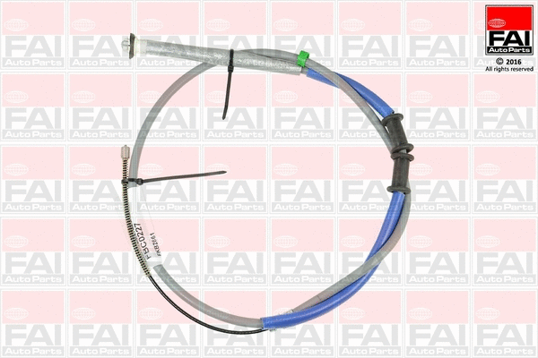 Cable Pull, parking brake (FBC0227)