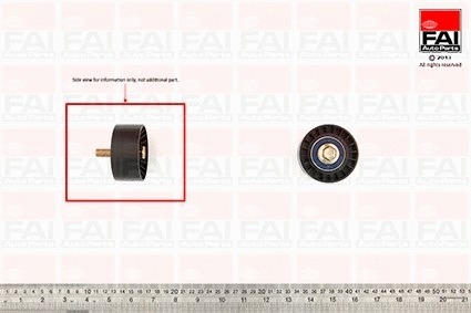 Deflection/Guide Pulley, timing belt (T9364)