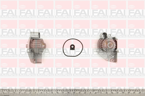 Water Pump, engine cooling (WP6357)