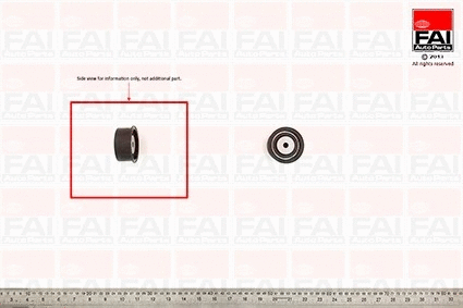 Deflection/Guide Pulley, timing belt (T9262)