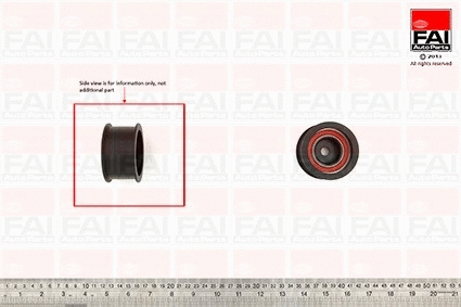 Deflection/Guide Pulley, timing belt (T9521)