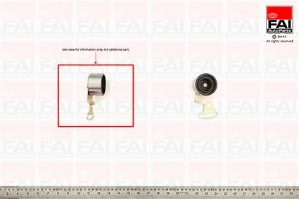 Tensioner Pulley, timing belt (T3558)